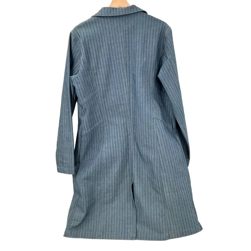 Vintage Cotton Ginny Long Denim Jacket - Picture 2 of 5